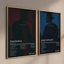 Bryson Tiller Album Cover Canvas Prints