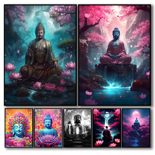 Abstract Buddha